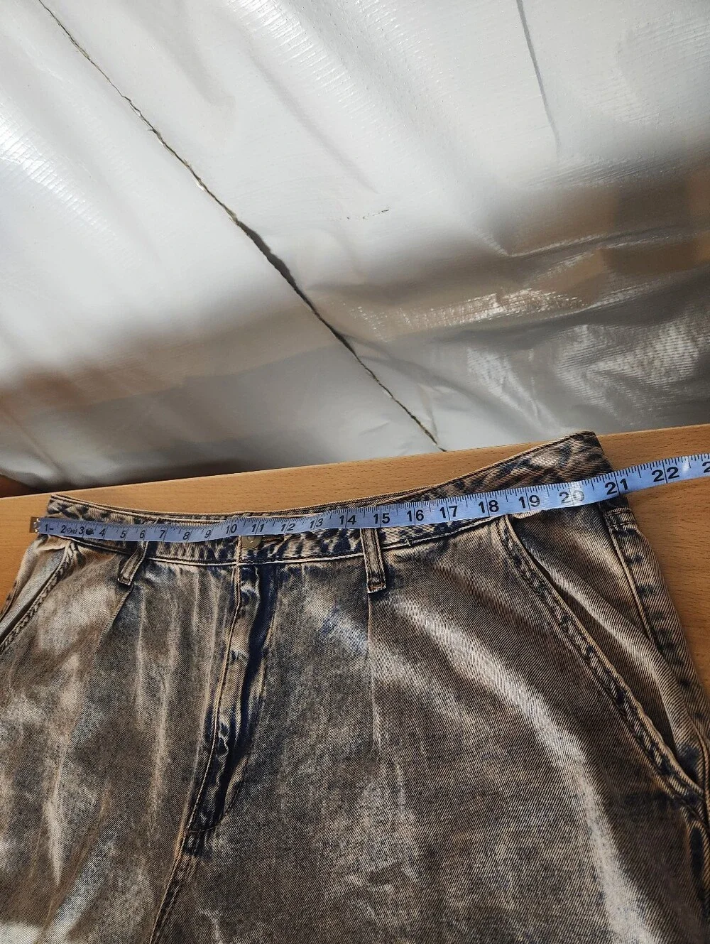 Fashion Nova Cassie Denim Pant Set NWT 2X Vintage Wash Wide Leg Y2K Baddie
